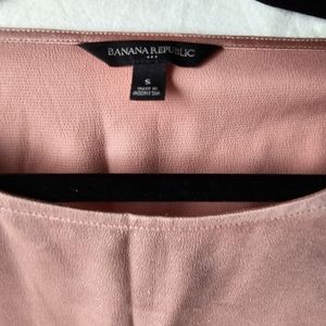 Banana Republic Satin Mauve Blouse Size Small